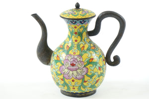 Antique Chinese Cloisonne Teapot