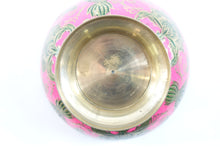 Load image into Gallery viewer, Brass Enameled Decorative Bowl
