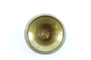 Brass Enameled Decorative Bowl