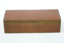 Load image into Gallery viewer, Antique European Decorative Brass and Wood Box
