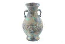 Load image into Gallery viewer, Japanese Metal Reproduction Vase

