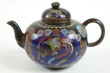 Load image into Gallery viewer, Antique Chinese Cloisonne Decorative Teapot
