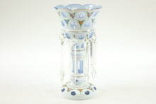Load image into Gallery viewer, Pair of Czech Decorative Hand Painted Glass Vases
