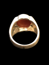 Load image into Gallery viewer, Half-Circle Banded Kufi Ring Size 9.5
