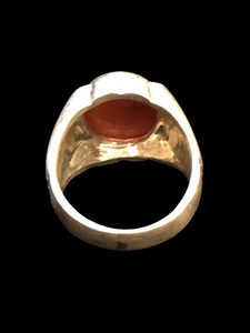Half-Circle Banded Kufi Ring Size 9.5