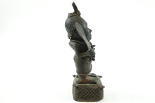 Load image into Gallery viewer, Antique Bronze African Sculpture of a Warrior
