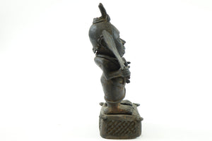 Antique Bronze African Sculpture of a Warrior