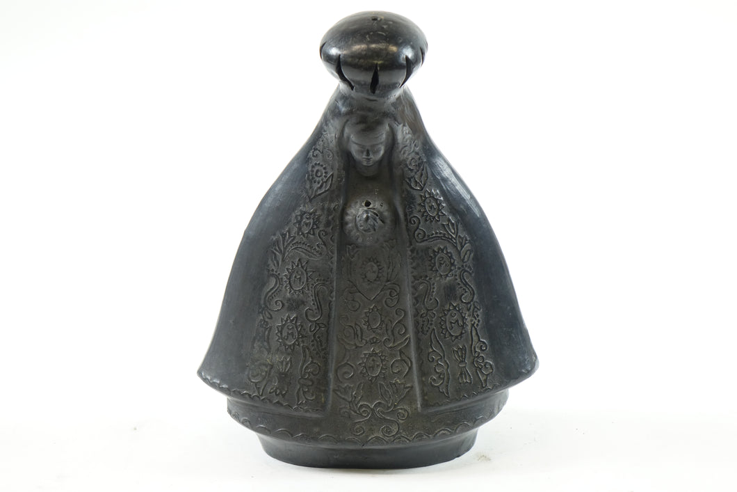 Black Clay Pottery of Virgin Madonna