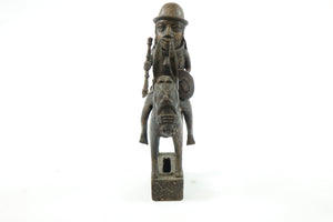 Antique Bronze African Scultpure of a African Warrior
