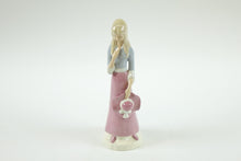 Load image into Gallery viewer, European Porcelain Figurine of a Girl
