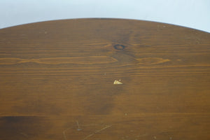 Antique Round American Solid Pine Drop-top Table (36" x 36" x 30")