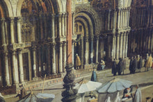 Load image into Gallery viewer, Plaza San Marco Print of Original Oil Painting on Canvas by Giovani Canaletto

