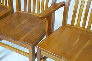 Exquisite Cherry Dining-Room Set With 6 Chairs (55.25" x 47.5" x 29.5")