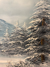Load image into Gallery viewer, Winter Original Oil on Canvas Signed on the Bottom
