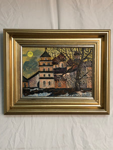 Winter 2 Original Oil Painting 1993 Signed on the Bottom