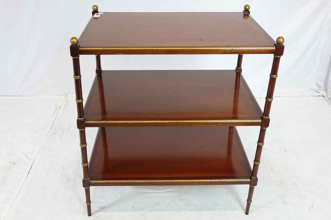 Side Table With Shelves (27.5