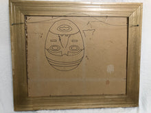 Load image into Gallery viewer, Original Multimedia Painting 1965 Signed on the Top
