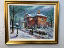 Load image into Gallery viewer, Winter Original Oil Painting Signed on the Bottom

