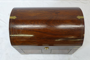 Beautiful Chest With Inlays And Brass(24" x 16" x 20")