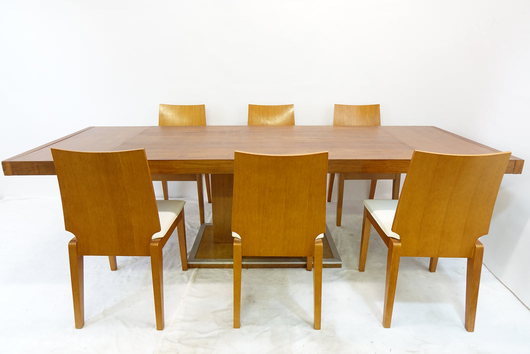 Exquisite Mid-Century Dinning-Room Set With 6 Chairs (68