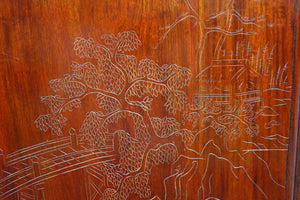 Decorative Chinese Wood Panel (42" x 17" x 51")