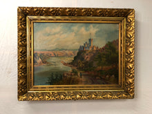 Load image into Gallery viewer, 18th Century The Castle Oil on Canvas Signed on the Bottom
