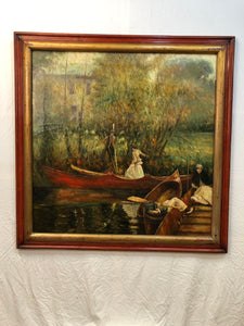 19th Century Oil on Canvas Signed on the Bottom