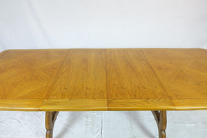 Vintage Oak Dining-Room Table (68" x 42" x 29")