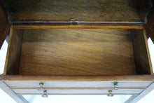 Load image into Gallery viewer, Beautiful Antique All Wood Side Table With Drawers (22&quot; x 16&quot; x 32&quot;)
