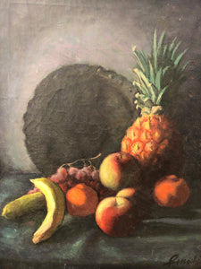 Still Life Oil on Canvas Signed by Roger Martin