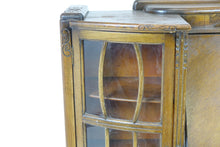 Load image into Gallery viewer, Antique Glass Cabinet Desk (48.5&quot; x 12&quot; x 46&quot;)
