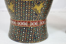 Load image into Gallery viewer, 2 Large Hand-painted Chinese Vases (1&#39;1.9&quot; x 1&#39;1.9&quot; x 3&#39;5.4&quot;)
