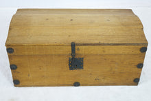 Load image into Gallery viewer, Antique All Wood Chest  (33&quot; x 18&quot; x 15&quot;)
