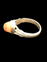 Load image into Gallery viewer, Orange Kufi Ring Size 9.5
