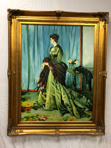 Claude Monet Madame Gaudibert Oil on Canvas