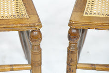 Load image into Gallery viewer, Pair Of Vintage Chairs With Fine Woodwork (15&quot; x 15&quot; x 32&quot;)
