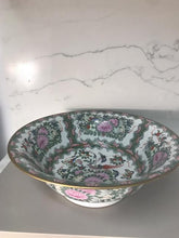 Load image into Gallery viewer, Vintage Famille Rose Chinese Bowl with Medalian  Size,
