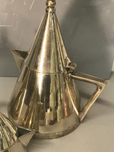 Load image into Gallery viewer, Art Deco Deep Layered Plated Triangle Kettle, Milker,

