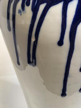 Load image into Gallery viewer, Cobalt Blue and white vase
