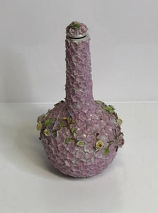 Antique German porcelain Pink vase