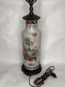 Antique Chinese lamp White