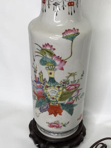 Antique Chinese lamp White