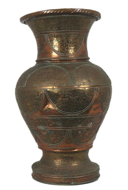 Large Antique Copper Vase
