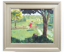 Load image into Gallery viewer, Kid Swinging Acrylic on Board
