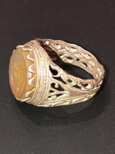 Load image into Gallery viewer, Ornamental Circular Qujar Ring 11.25
