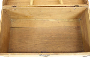 Antique All Wood Chest  (33" x 18" x 15")