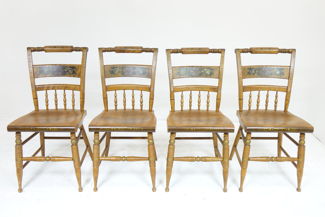 4 Beautiful Painted Chairs (16