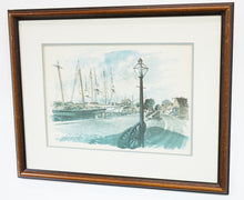 Load image into Gallery viewer, Lamp post Print of Original Watercolor on Paper
