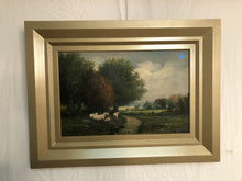 Load image into Gallery viewer, Original 18th Century Oil on Canvas Signed on the Bottom
