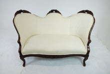 Load image into Gallery viewer, Victorian upholstered Sofa (54&quot; x 29&quot; x 32.75&quot;)
